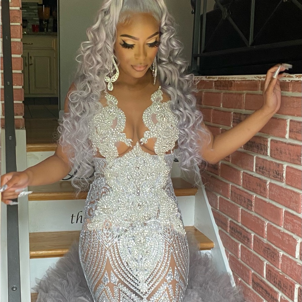Bling prom dress